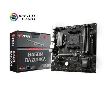 MSI B450M BAZOOKA AMD B450 Socket AM4 micro ATX