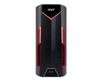Acer NITRO 50 N50-600 Intel® Core™ i5 i5-8400 16 GB DDR4-SDRAM 1,26 TB HDD+SSD NVIDIA® GeForce® GTX 1060 Windows 10 Home Desktop PC Nero, Rosso