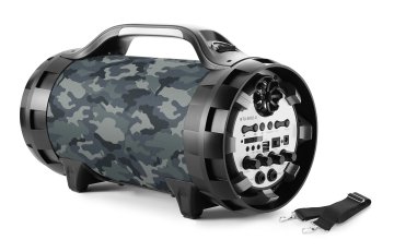 Bigben Interactive BT50ARMY altoparlante portatile e per feste Altoparlante portatile mono Nero, Mimetico
