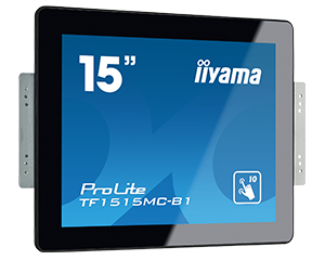 iiyama ProLite TF1515MC-B1 Monitor PC 38,1 cm (15") 1024 x 768 Pixel LED Touch screen Nero