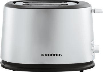 Grundig TA 5620 2 fetta/e 850 W Nero, Stainless steel