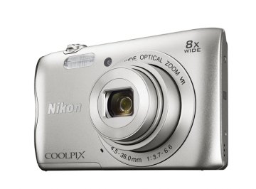 Nikon COOLPIX A300 1/2.3" Fotocamera compatta 20,1 MP CCD 5152 x 3864 Pixel Argento