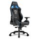 Sharkoon SKILLER SGS3 Sedia da gaming per PC Seduta imbottita Nero, Blu 3