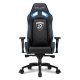 Sharkoon SKILLER SGS3 Sedia da gaming per PC Seduta imbottita Nero, Blu 5