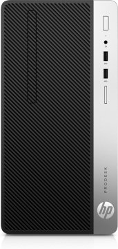 HP ProDesk 400 G5 Intel® Core™ i7 i7-8700 16 GB DDR4-SDRAM 1 TB HDD Windows 10 Pro Micro Tower PC Nero, Argento