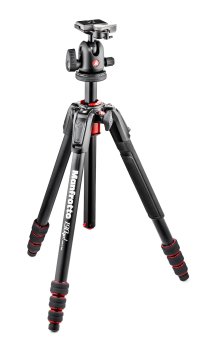 Manfrotto 19190 Go! treppiede Fotocamere digitali/film 3 gamba/gambe Nero