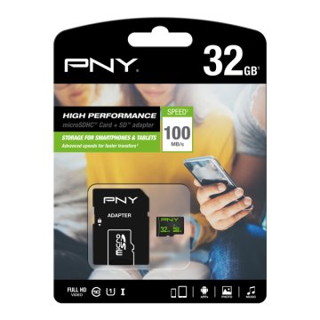 PNY High Performance 32 GB MicroSDHC UHS-I Classe 10
