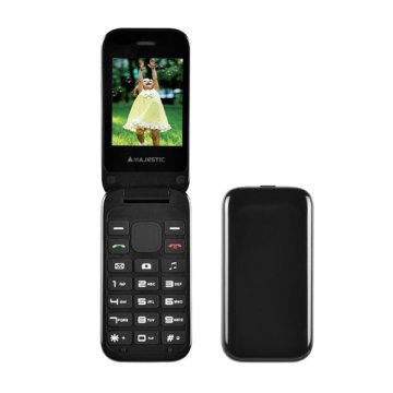 New Majestic TLF-LUCKY 61R FLIP 6,1 cm (2.4") 82 g Nero Telefono di livello base