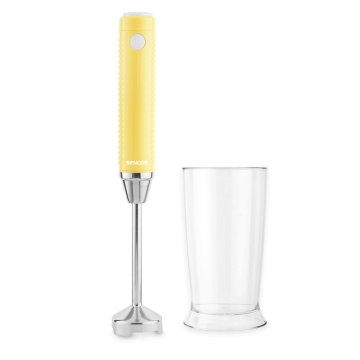 Sencor SHB 36YL frullatore 0,5 L Frullatore ad immersione 400 W Stainless steel, Bianco, Giallo