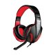 Techmade FL1 Auricolare Cablato A Padiglione Gaming Nero, Rosso 2