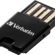 Verbatim microSDHC Tablet U1 con lettore USB 64 GB 3