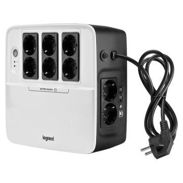 Legrand UPS KEOR MULTIPLUG 800 VA gruppo di continuità (UPS) Standby (Offline) 0,8 kVA 480 W 6 presa(e) AC