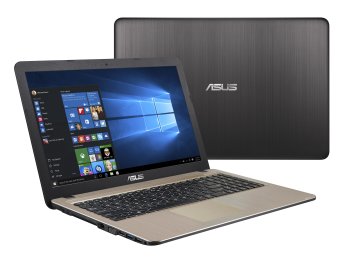 ASUS Vivobook F540NA-GQ076T Intel® Celeron® N3350 Computer portatile 39,6 cm (15.6") HD 4 GB LPDDR3-SDRAM 500 GB HDD Wi-Fi 4 (802.11n) Windows 10 Nero, Cioccolato