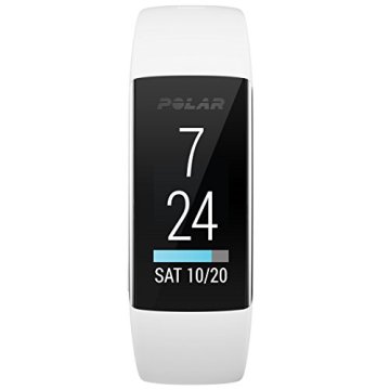 Polar A360 TFT Braccialetto per rilevamento di attività Nero, Bianco