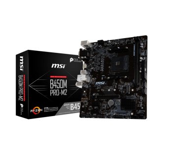 MSI B450M PRO-M2 AMD B450 Socket AM4 micro ATX