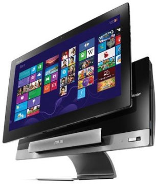 ASUS P 1801-B076K Intel® Core™ i5 i5-3350P 46,7 cm (18.4") 1920 x 1080 Pixel Touch screen PC All-in-one 6 GB DDR3-SDRAM 1 TB HDD NVIDIA® GeForce® GT 730M Windows 8 Nero