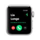 Apple Watch Series 3 GPS, 38mm in alluminio argento con cinturino Sport Bianco 4