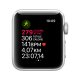 Apple Watch Series 3 GPS, 38mm in alluminio argento con cinturino Sport Bianco 5