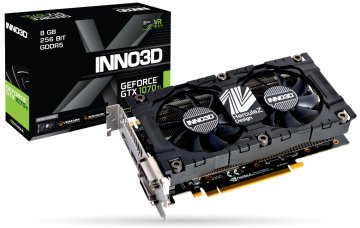 Inno3D N107T-2SDN-P5DS scheda video NVIDIA GeForce GTX 1070 Ti 8 GB GDDR5