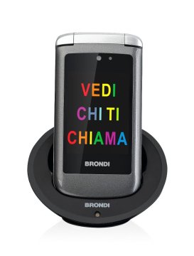 Brondi Amico Mio 3G 7,62 cm (3") Grigio Telefono per anziani