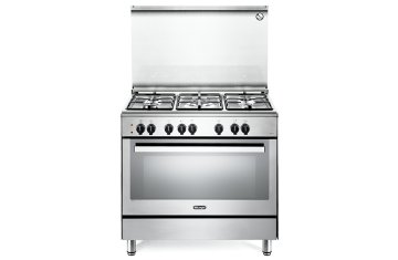 De’Longhi PEMX 96 cucina Cucina freestanding Elettrico Gas Stainless steel A