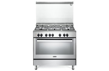 De’Longhi PEMX 96 cucina Cucina freestanding Elettrico Gas Acciaio inox