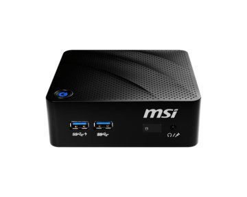 MSI Cubi N-043XEU Intel® Pentium® N3710 4 GB DDR3L-SDRAM 128 GB SSD FreeDOS Mini PC Nero