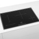Bosch Serie 6 PVS845FB5E piano cottura Nero, Acciaio inox Da incasso 80 cm Piano cottura a induzione 4 Fornello(i) 5
