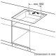 Bosch Serie 6 PVS845FB5E piano cottura Nero, Acciaio inox Da incasso 80 cm Piano cottura a induzione 4 Fornello(i) 9