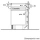 Bosch Serie 6 PVS845FB5E piano cottura Nero, Acciaio inox Da incasso 80 cm Piano cottura a induzione 4 Fornello(i) 10