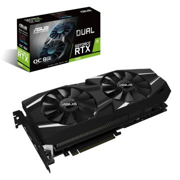 ASUS DUAL-RTX2080-O8G NVIDIA GeForce RTX 2080 8 GB GDDR6