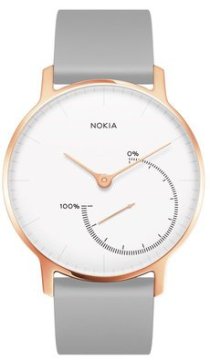 Nokia Steel Limited Edition Braccialetto per rilevamento di attività Rose Oro, Bianco