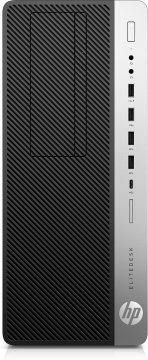 HP EliteDesk 800 G4 Intel® Core™ i7 i7-8700 16 GB DDR4-SDRAM 512 GB SSD NVIDIA® GeForce® GTX 1060 Windows 10 Pro Tower PC Nero, Argento