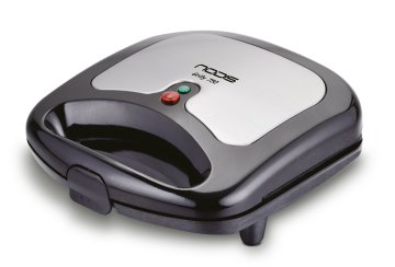 NODIS ND-GRILLY 750 tostiera 800 W Nero, Acciaio inox