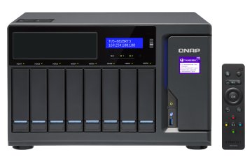 QNAP TVS-882BRT3 NAS Tower Intel® Core™ i5 i5-7500 16 GB DDR4 0 TB QNAP Turbo System Nero