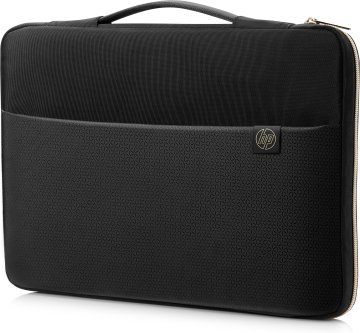 HP 3XD37AA 43,9 cm (17.3") Custodia a tasca Nero, Oro