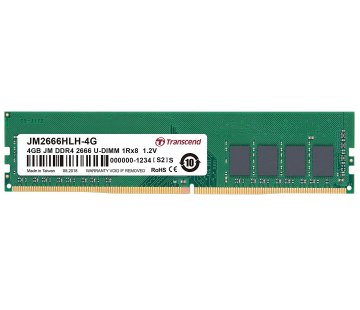 Transcend JM2666HLH-4G memoria 4 GB 1 x 4 GB DDR4 2666 MHz