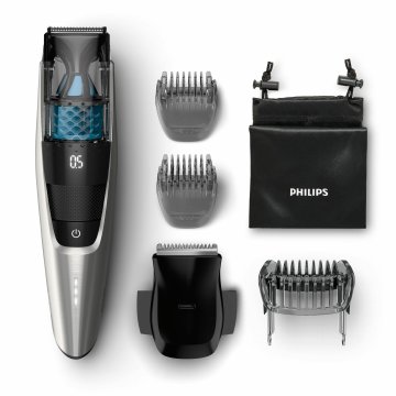 Philips BEARDTRIMMER Series 7000 Regolabarba con sistema aspirante BT7220/15