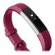 Fitbit Alta HR OLED Braccialetto per rilevamento di attività Fucsia, Acciaio inox 3