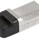 Transcend JetFlash 880 OTG 32GB unità flash USB USB Type-A / Micro-USB 3.2 Gen 1 (3.1 Gen 1) Nero, Argento 2