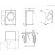 Electrolux PerfectCare 700 lavasciuga Libera installazione Caricamento frontale Bianco E 9