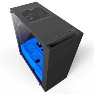 NZXT S340 Elite Midi Tower Nero, Blu