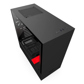 NZXT H500 Midi Tower Nero, Rosso