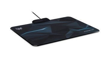 Acer Predator RGB Tappetino per mouse per gioco da computer Nero, Blu