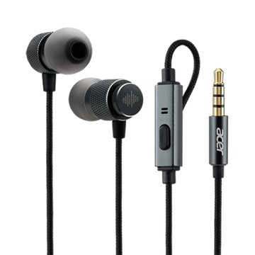 Acer Earphone 300 Auricolare Cablato In-ear Musica e Chiamate Nero