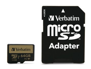 Verbatim Pro+ 64 GB MicroSDHC MLC Classe 10