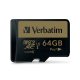 Verbatim Pro+ 64 GB MicroSDHC MLC Classe 10 3