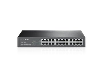 TP-Link TL-SF1024D Non gestito Fast Ethernet (10/100) 1U Nero