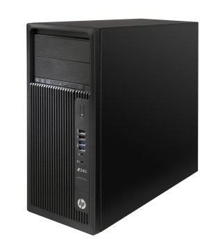 HP Z240 Intel® Core™ i5 i5-7500 4 GB DDR4-SDRAM 1 TB HDD Windows 10 Pro Tower Stazione di lavoro Nero
