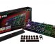 MSI VIGOR GK80 tastiera Gaming Wireless a RF + USB QWERTY Rosso, Argento 6